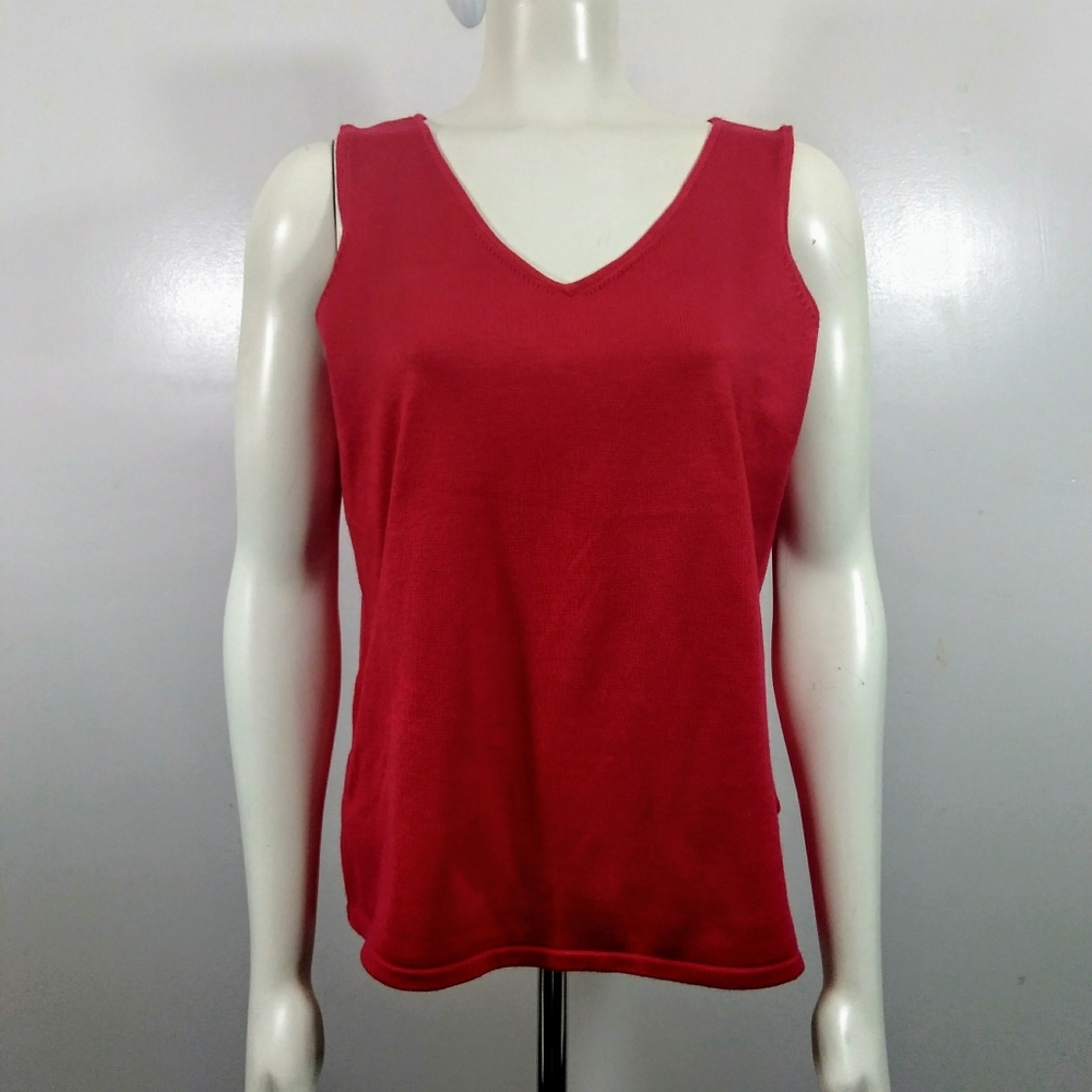 White Stag Red Sweater Vest
